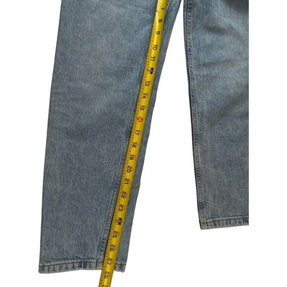 Zara Womens Ankle Mom Fit Jeans EU 36 US 4 Blue Slim High Rise 7223/221 NWT - Picture 11 of 12